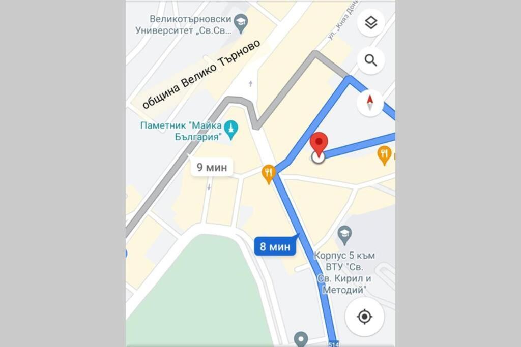 Хотелски Апартамент Стило В Идеалния Център. Veliko Tărnovo Exteriör bild